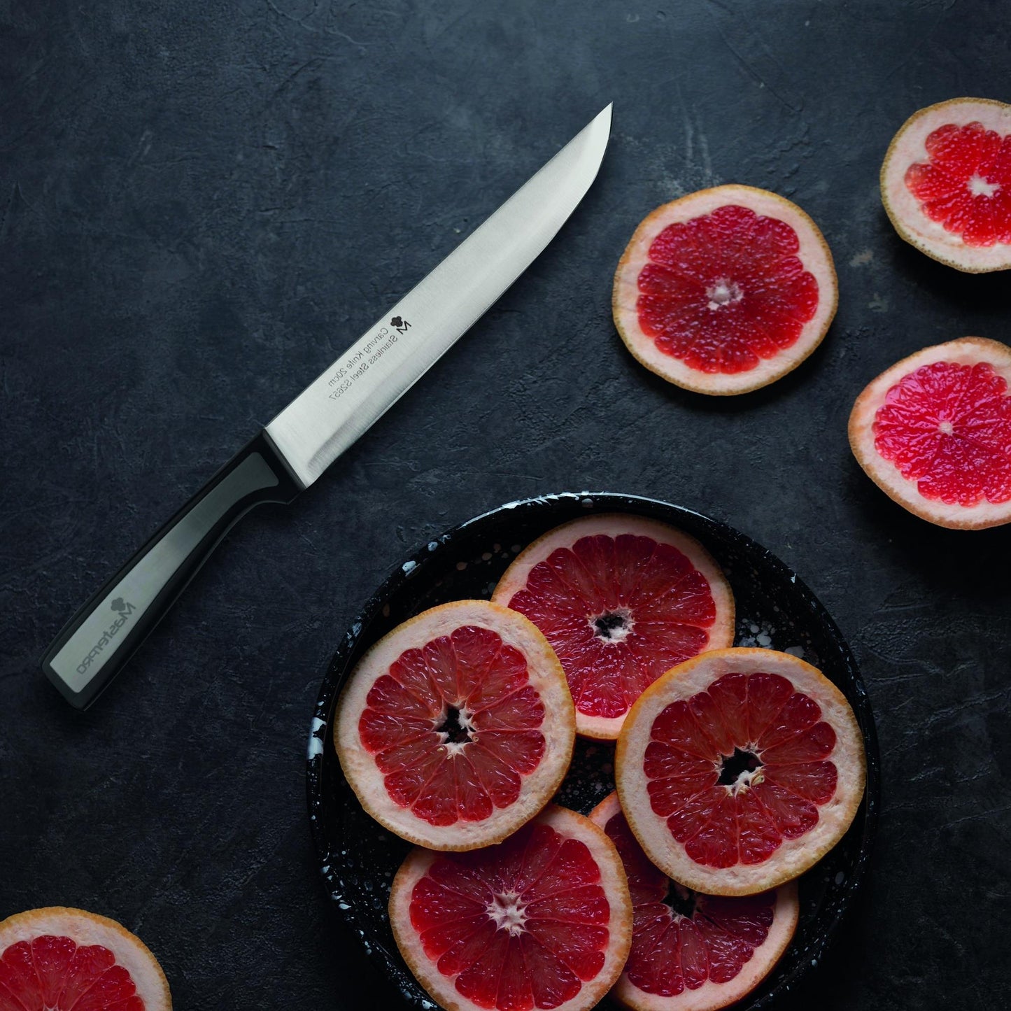 Cuchillo Santoku 17,5cm Sharp En Acero Inoxidable Masterpro_2