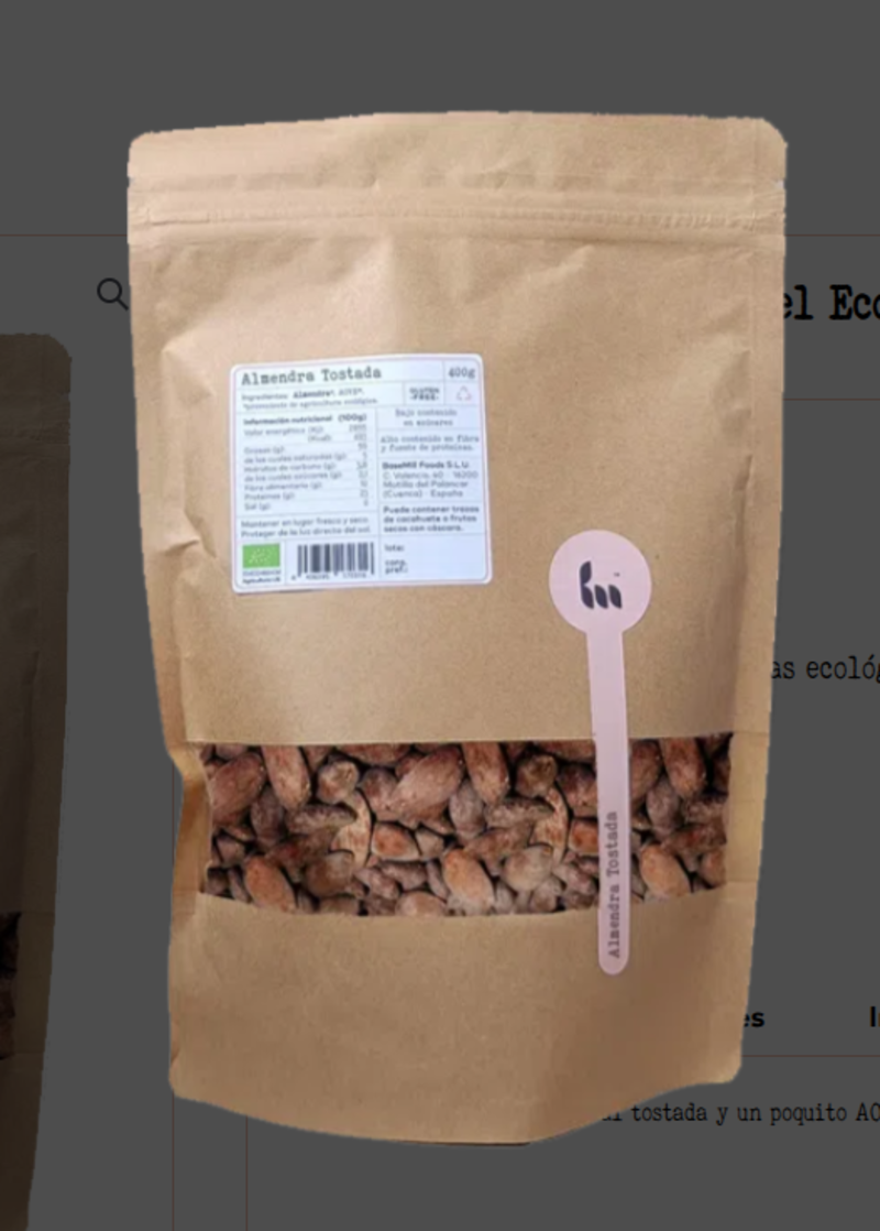 Almendra Tostada Con Piel Y Sal Eco (400g)._2