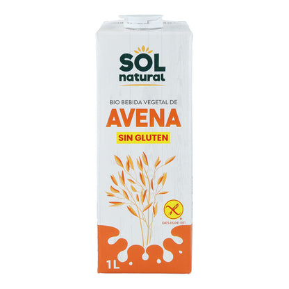 Bebida de Avena Sin Gluten Bio Sol Natural 1 L
