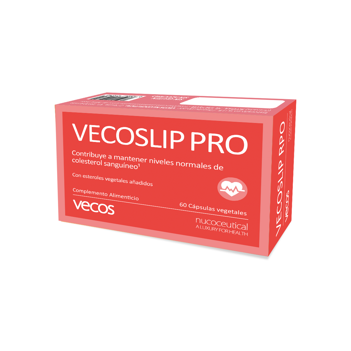 Vecoslip Pro 60 Cápsulas | Control Absoluto De Colesterol | Arroz Rojo, Fitoesteroles Y Coq10_0