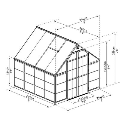 Invernadero Balance 247x244 cm