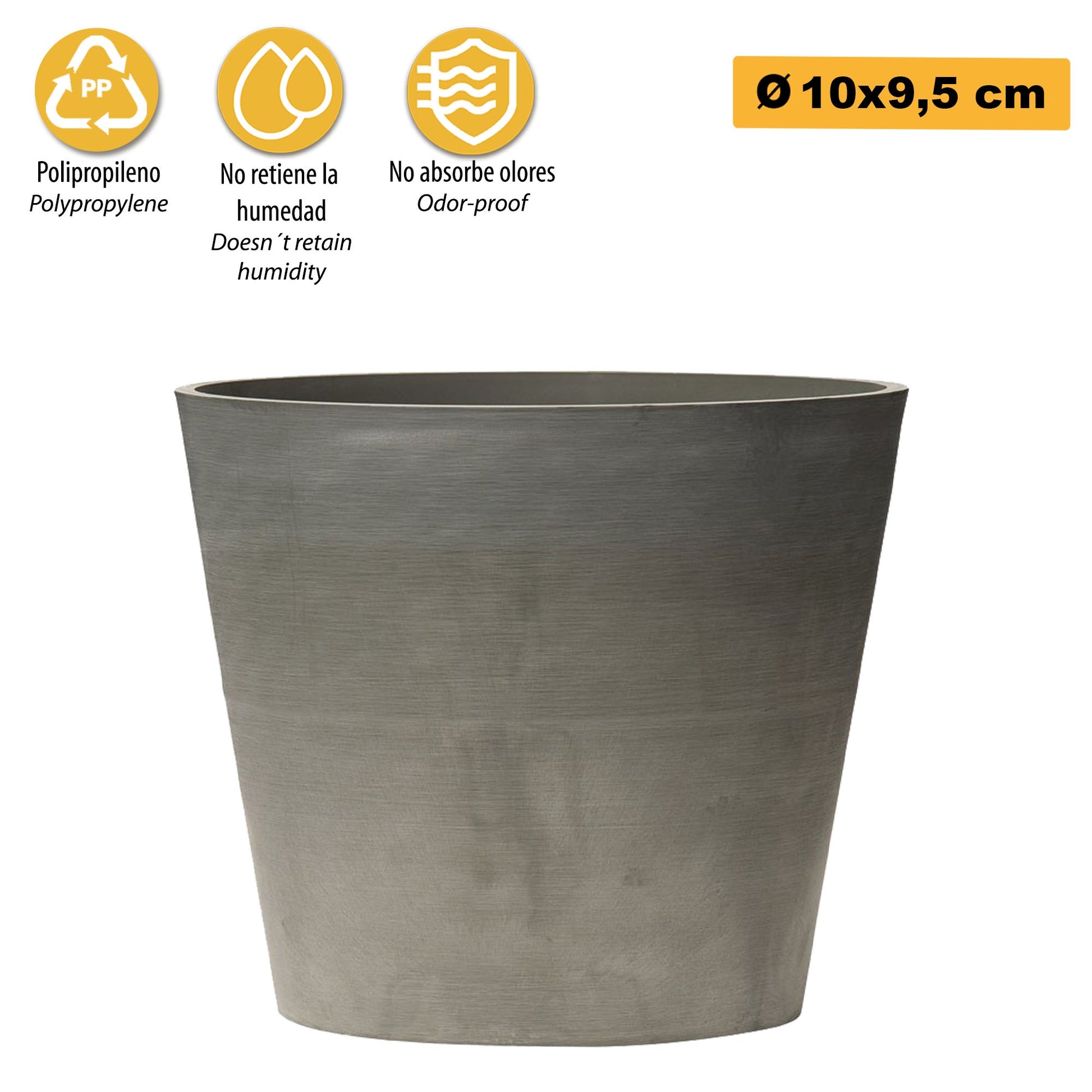 Maceta Tipo Cono Truncado Ø 10 Cm_2