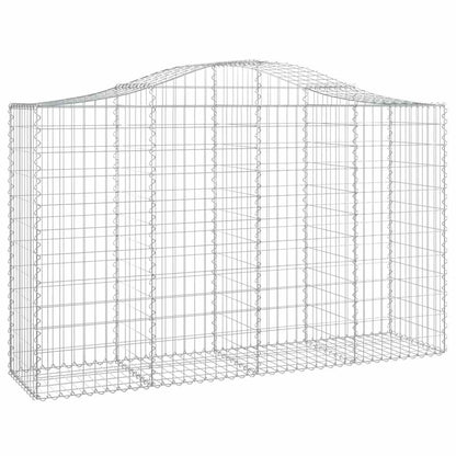 Cestas Gaviones 10 Uds Forma De Arco Hierro 200x50x120/140 Cm_2