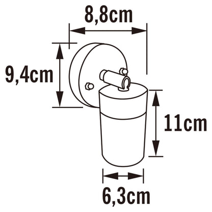 Konstsmide Lámpara De Pared Modena Regulable Acero Inoxidable 1x7w_3