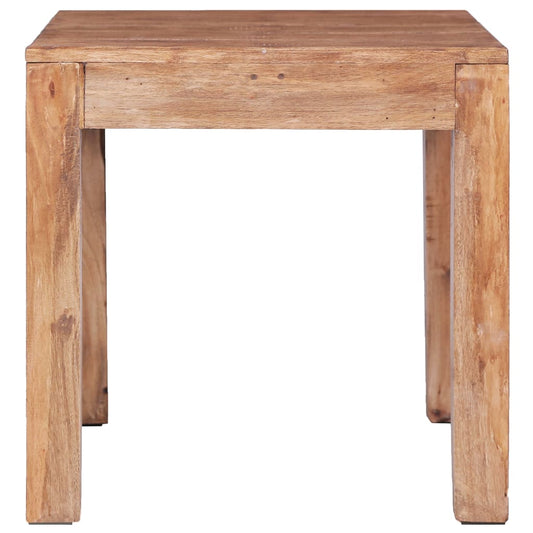 Mesa De Centro De Madera Maciza De Caoba 53x50x50 Cm_0