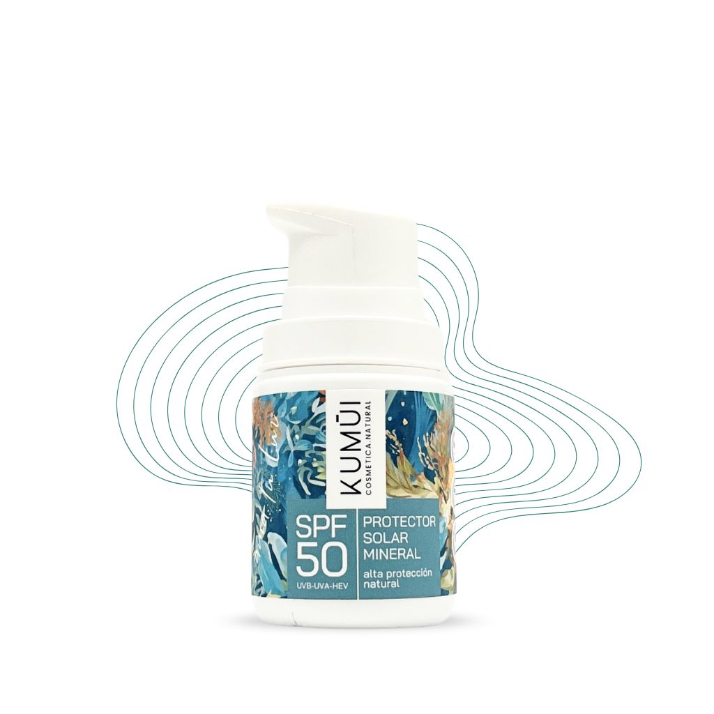 Protector Solar Mineral Spf50 – Alta Protección Natural Uvb + Uva + Hev KUMUI 50ml_0