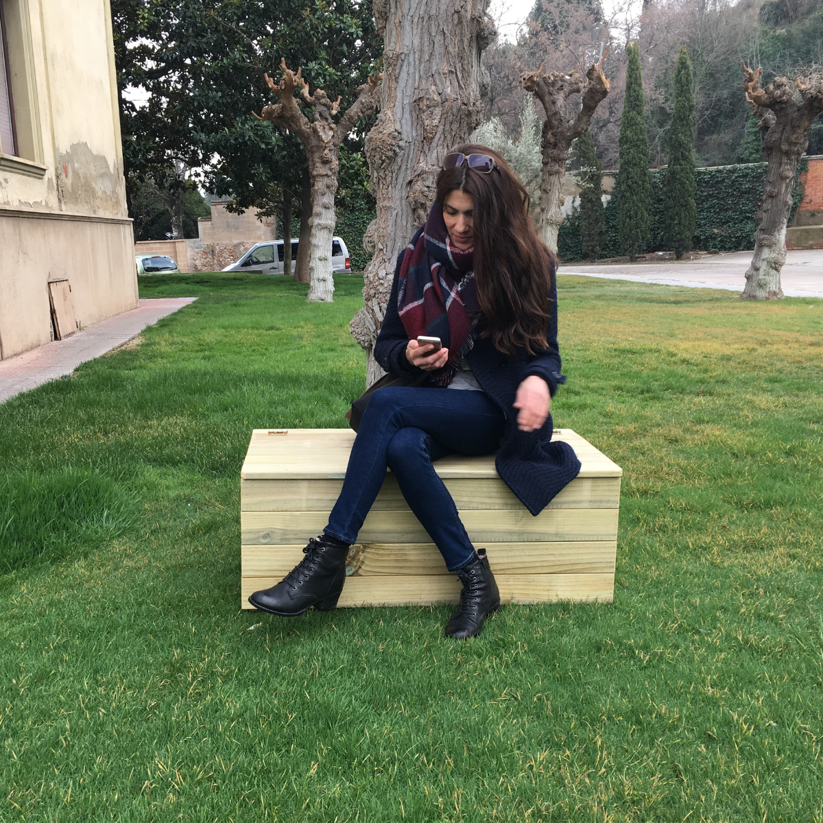 Baúl De Madera Tanoa Tratada Vidahuerto 60x60x30 Cm._2