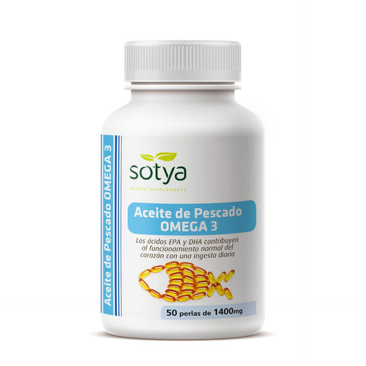 Aceite de pescado Omega 3 Sotya 50 Perlas 1400 mg