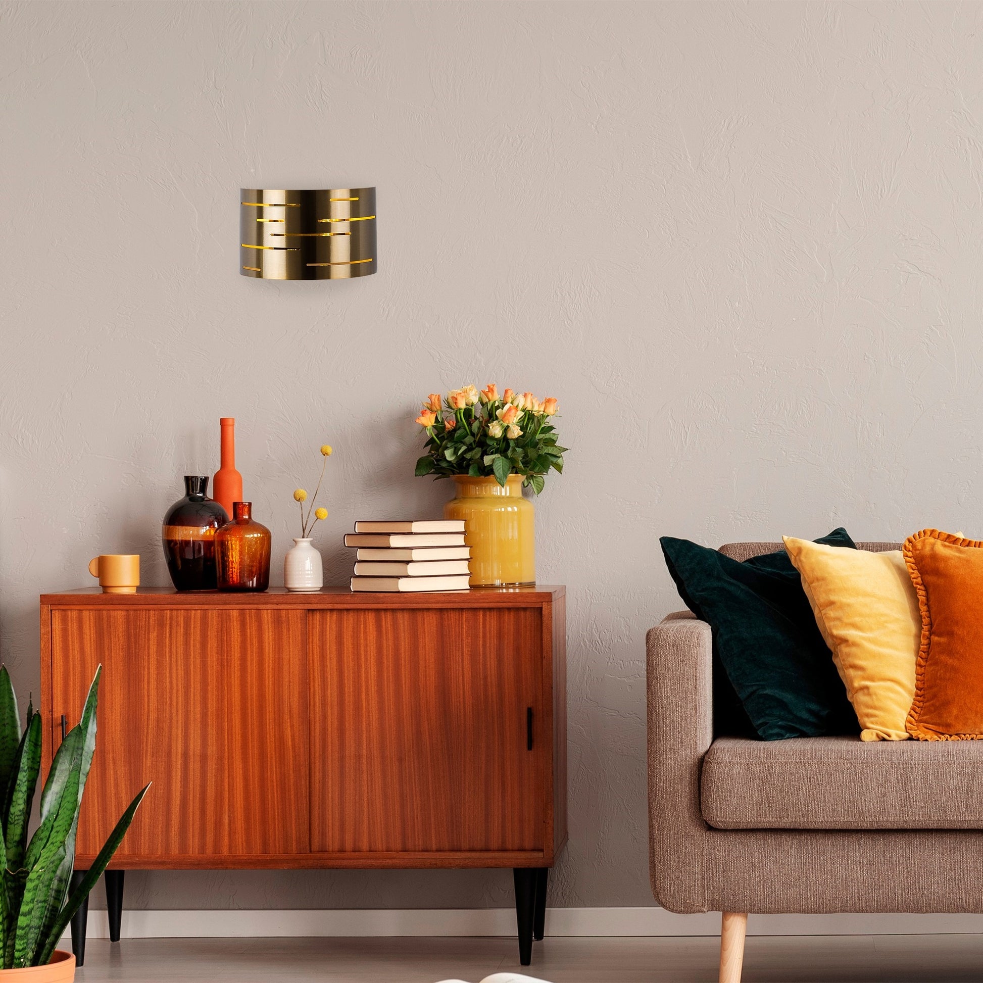 Aplique De Pared, Metal , Vintage, 30x10x22, Casquillo E 27 Max 40 W_4