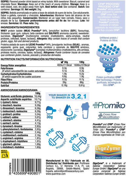 Isopro Cfm - 2kg - Galleta Con Caramelo Crujiente - Proteína De Aislado De Suero Isolate - Quamtrax_5