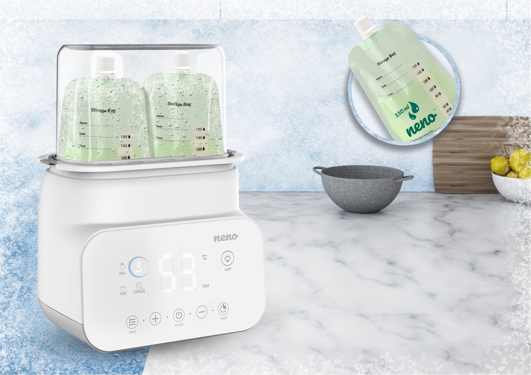 Neno Neno Vita: Calentador Y Esterilizador De Biberones 5 En 1_4