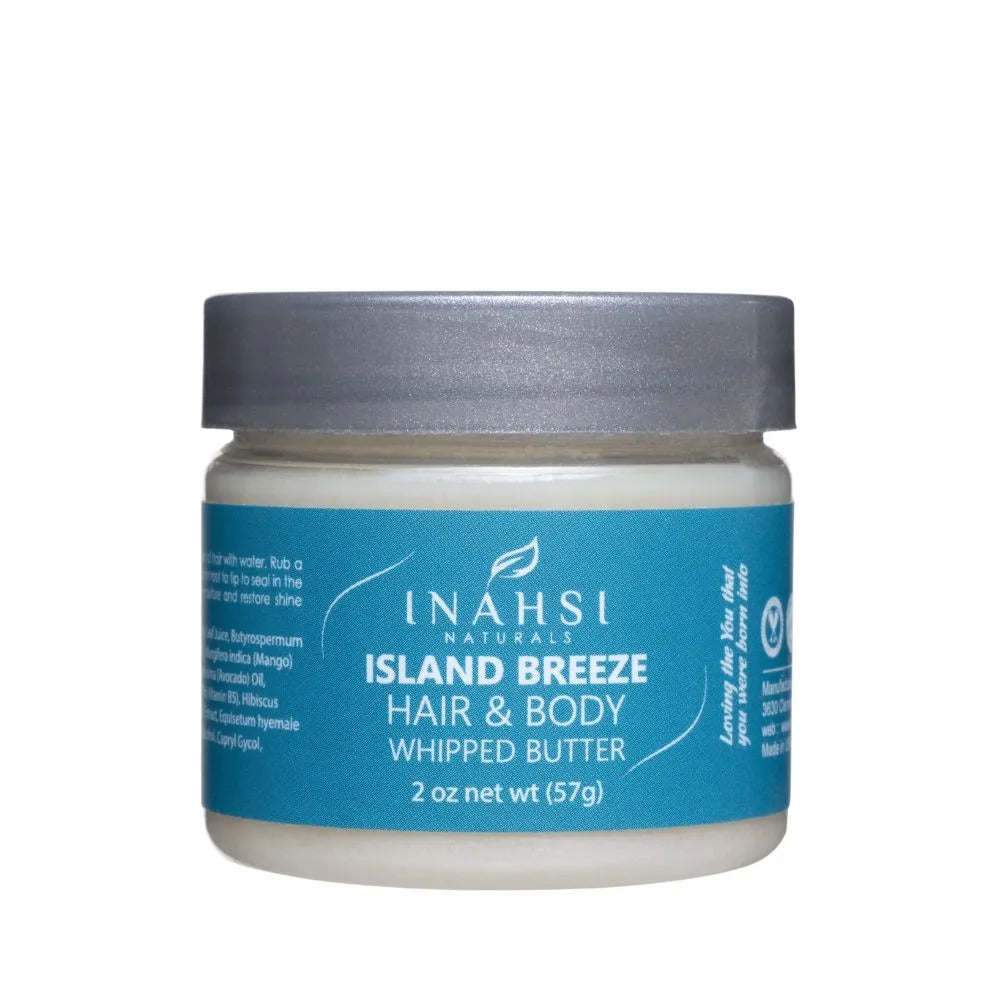 Crema De Peinar Island Breeze Hair & Body Whipped Butter Inahsi Naturals 57g Mini_0