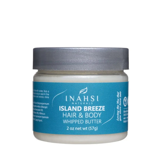 Crema De Peinar Island Breeze Hair & Body Whipped Butter Inahsi Naturals 57g Mini_0
