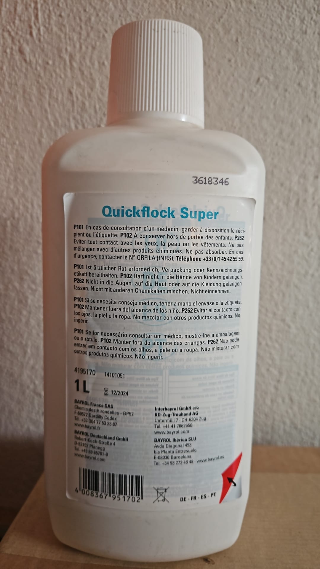 Quickflock Super Floculante Clarificante 1 Lt_1