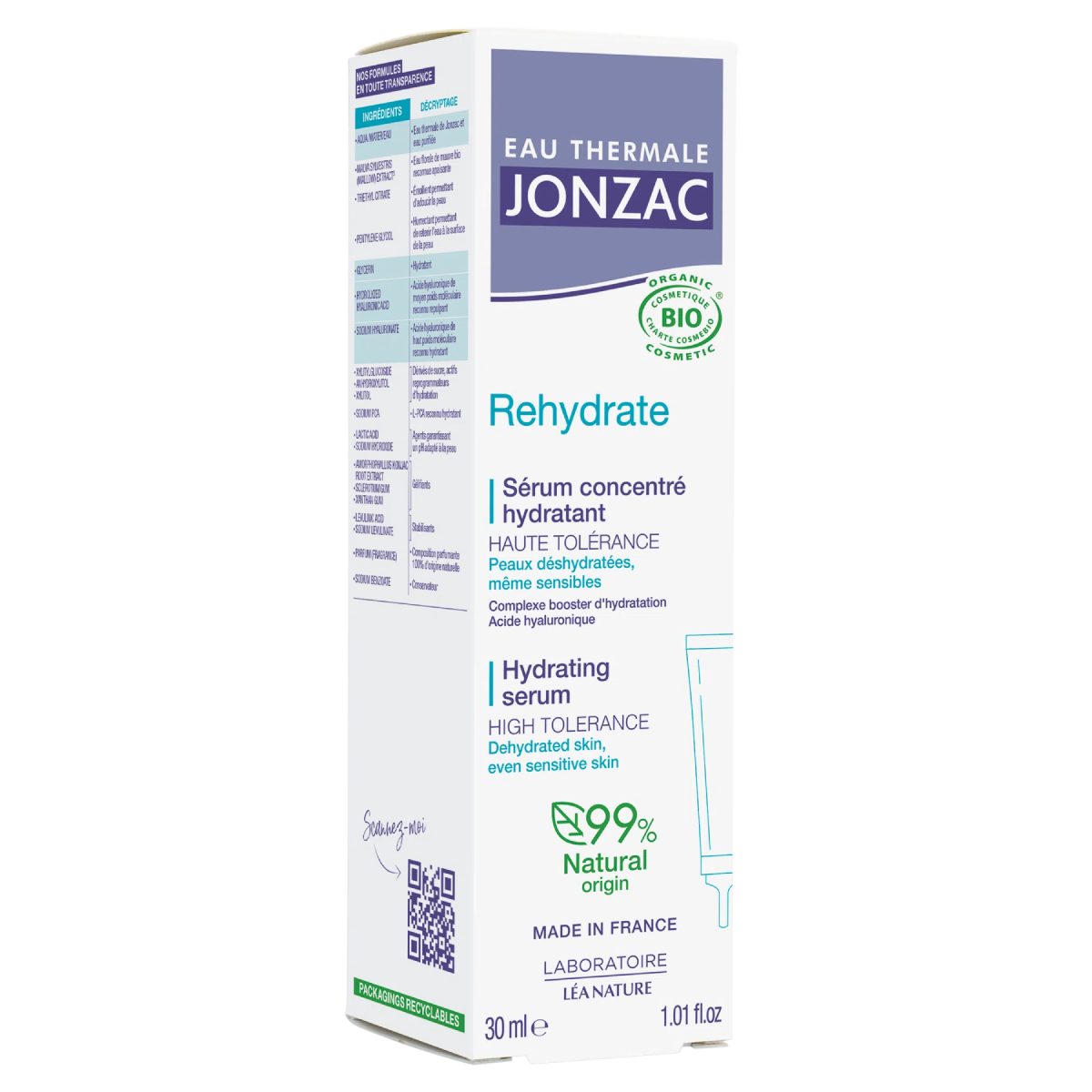 Serum Hidratante Rehydrate Eau Thermale JONZAC 30 Ml