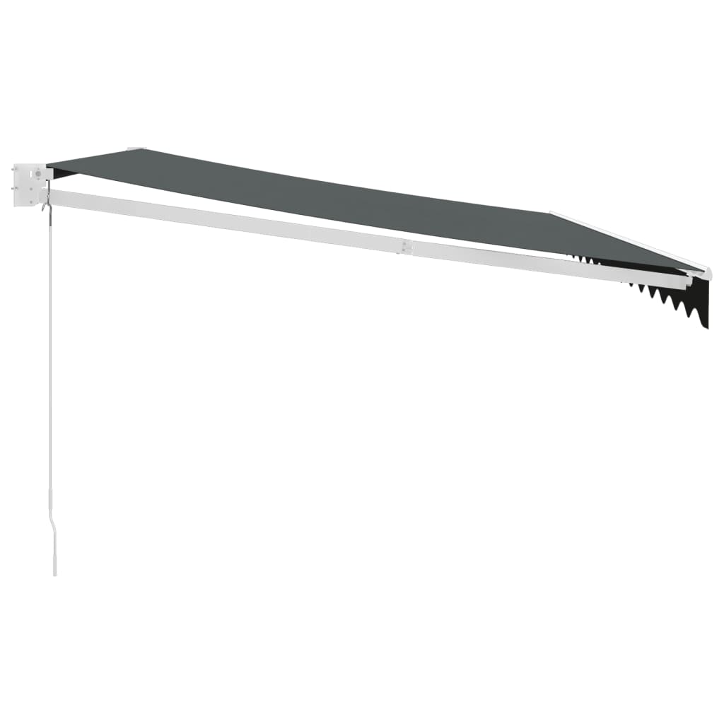 Toldo Retráctil Aluminio Y Tela Gris Antracita 4x3 M_3
