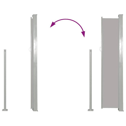 Vidaxl Toldo Lateral De Jardín O Terraza 160x300 Cm Gris_4