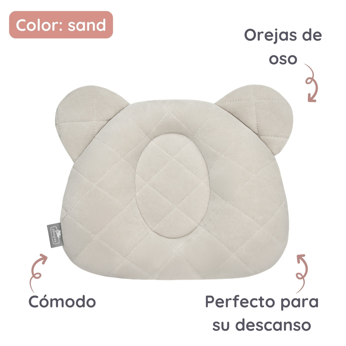 Almohada Cojin Plagiocefalia Bebés Royal Baby Sand