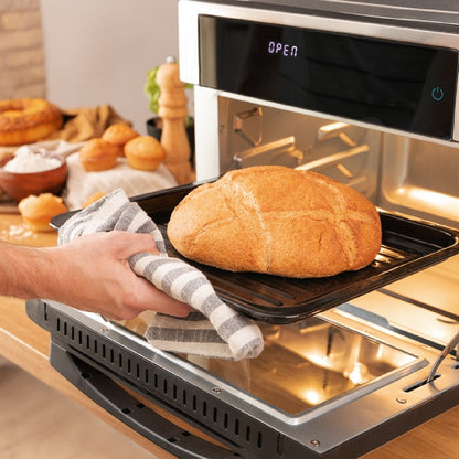 Cecotec Horno Freidora De Aire Caliente Bake&fry 2500 Touch Steel. 1600 W 25 Litros Convección Pantalla Táctil 9 Funcion_3