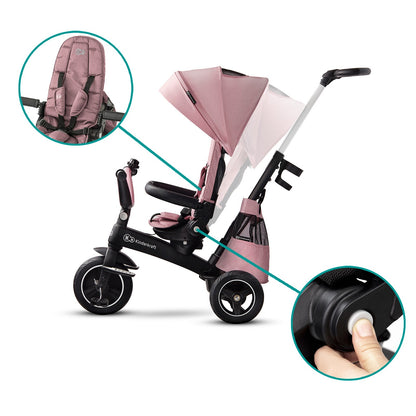 Triciclo Infantil Bidireccional Easytwist Mauvelous Pink_2