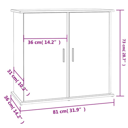 Vidaxl Soporte Para Acuario Madera De Ingeniería Negro 81x36x73 Cm_2