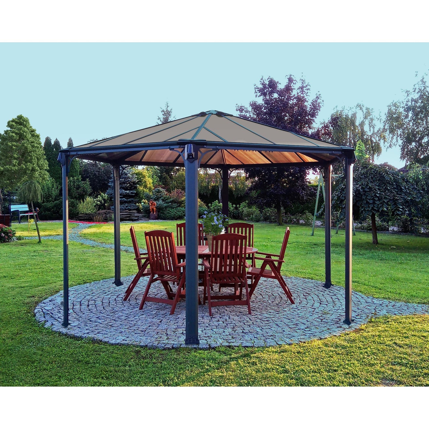 Cenador Gazebo hexagonal Monaco