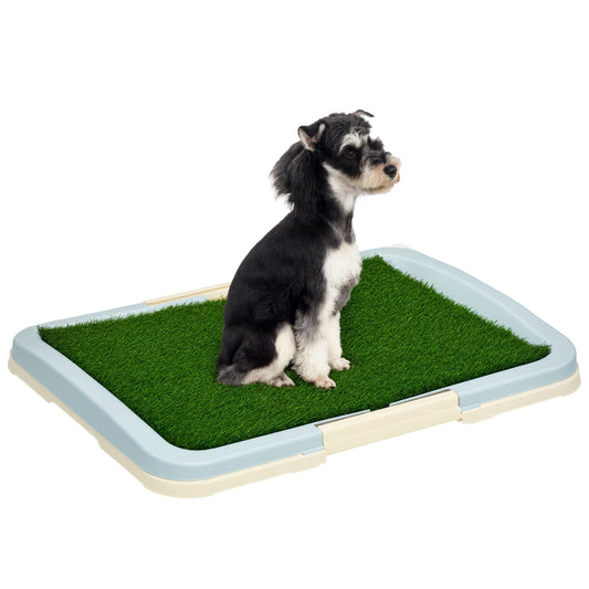 Pawhut Inodoro Para Perros Con Césped Artificial 63x48,5x6 Cm Multicolor_0
