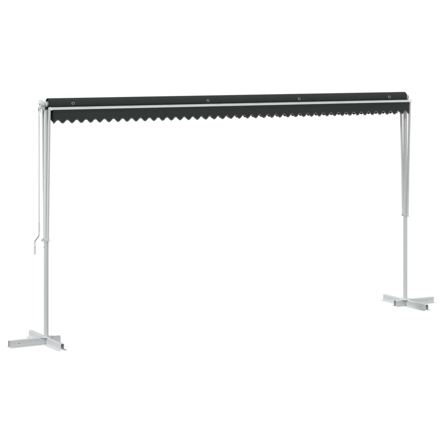 Toldo Independiente Gris Antracita 5 X 3 M Poliéster_2
