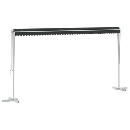 Toldo Independiente Gris Antracita 5 X 3 M Poliéster_2