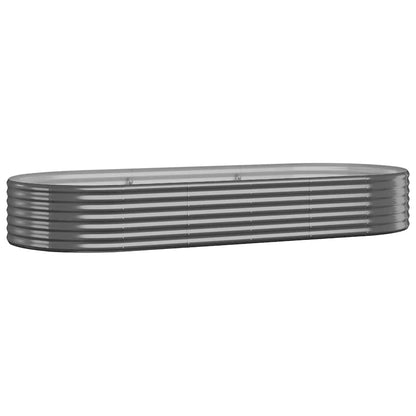 Jardinera Arriate Acero Galvanizado Antracita 249x100x36cm_0