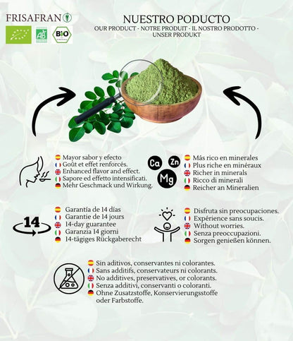 Moringa Ecologica En Polvo | 500g | Frisafran_2