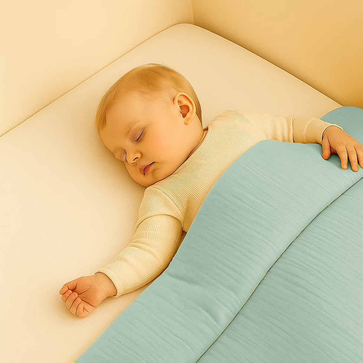 Edredón De Algodón Orgánico Verde