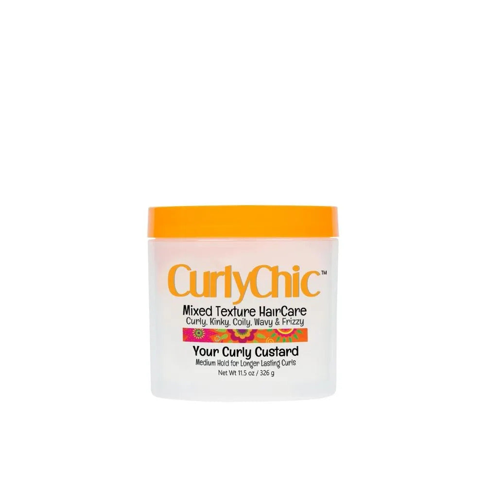 Custard Medium Hold Your Curly Curls Curly Chic 326g_0