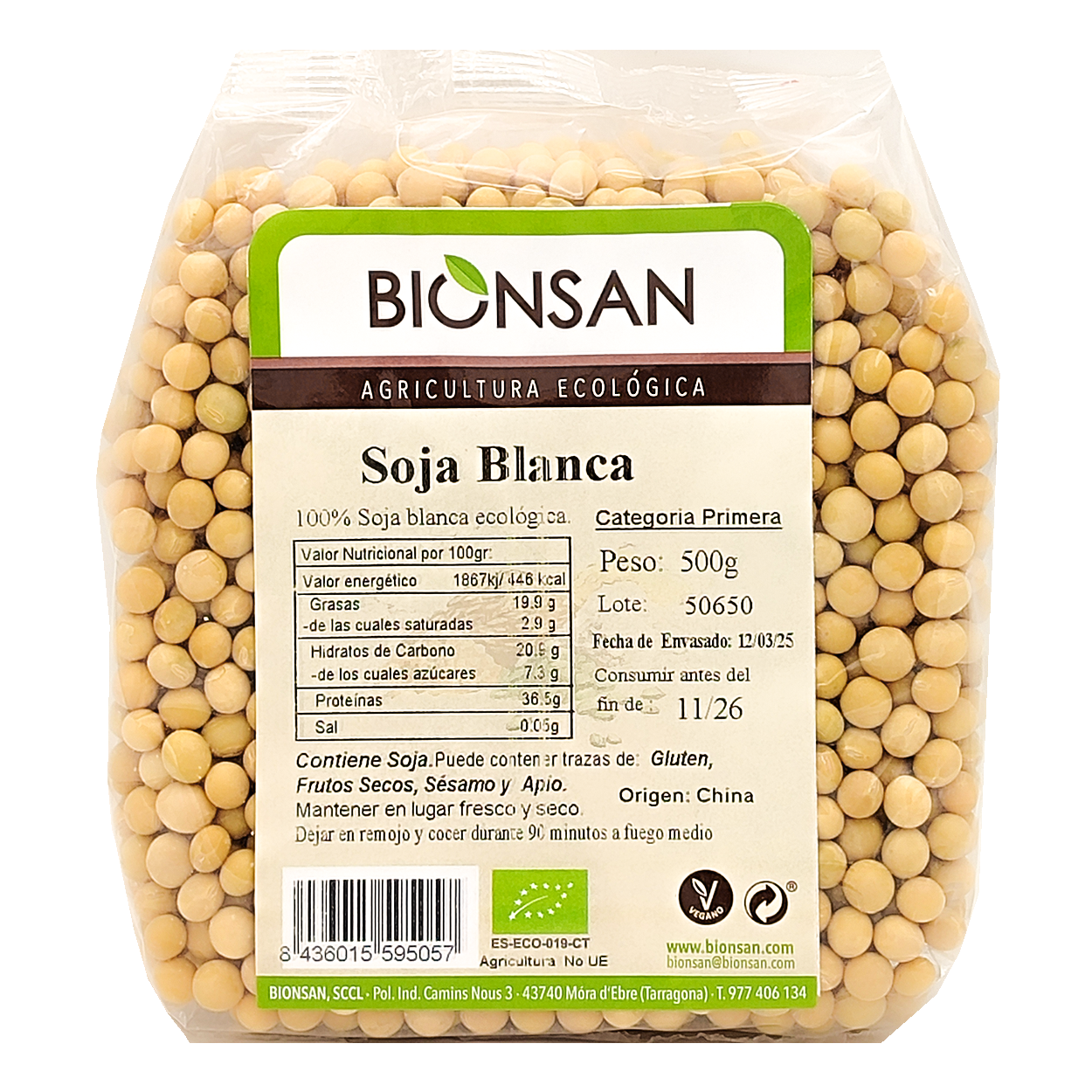 Soja Blanca Eco Bionsan 500gr_0