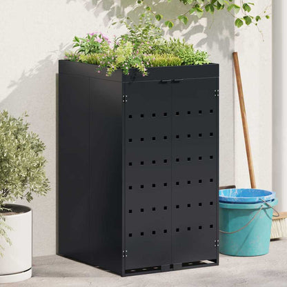 Almacenamiento Para Contenedor Rueda Con Techo Para Plantas Para Contenedor De 240l_1