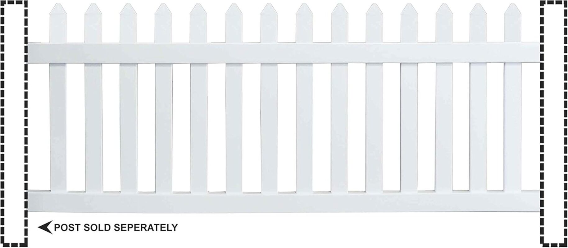 Duramax - Valla De Pvc - 100x80cm - Color Blanco Roto_2