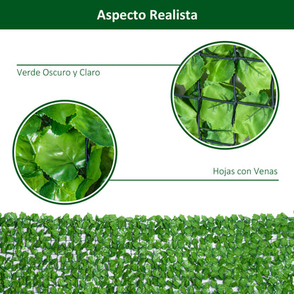Outsunny Seto Artificial En Rollo 3x1m Para Valla Balcón Barandilla Valla_5