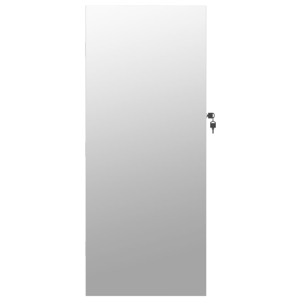 Vidaxl Espejo Con Joyero Y Luces Led Para Pared Blanco_3