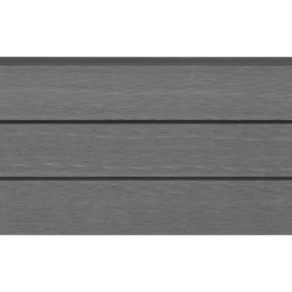 Tableros De Valla De Repuesto 9 Uds Wpc Gris 170 Cm / Vetonek_0