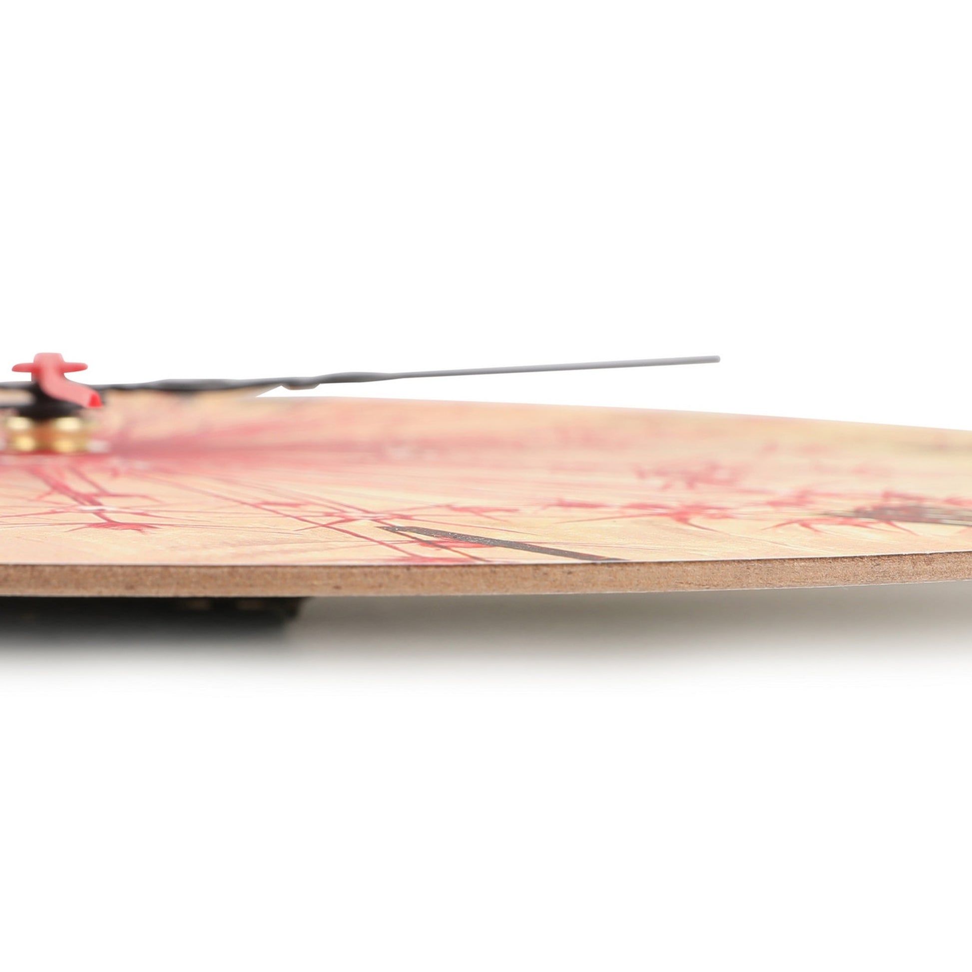 Reloj Decorativo Mdf Estilo Rosa