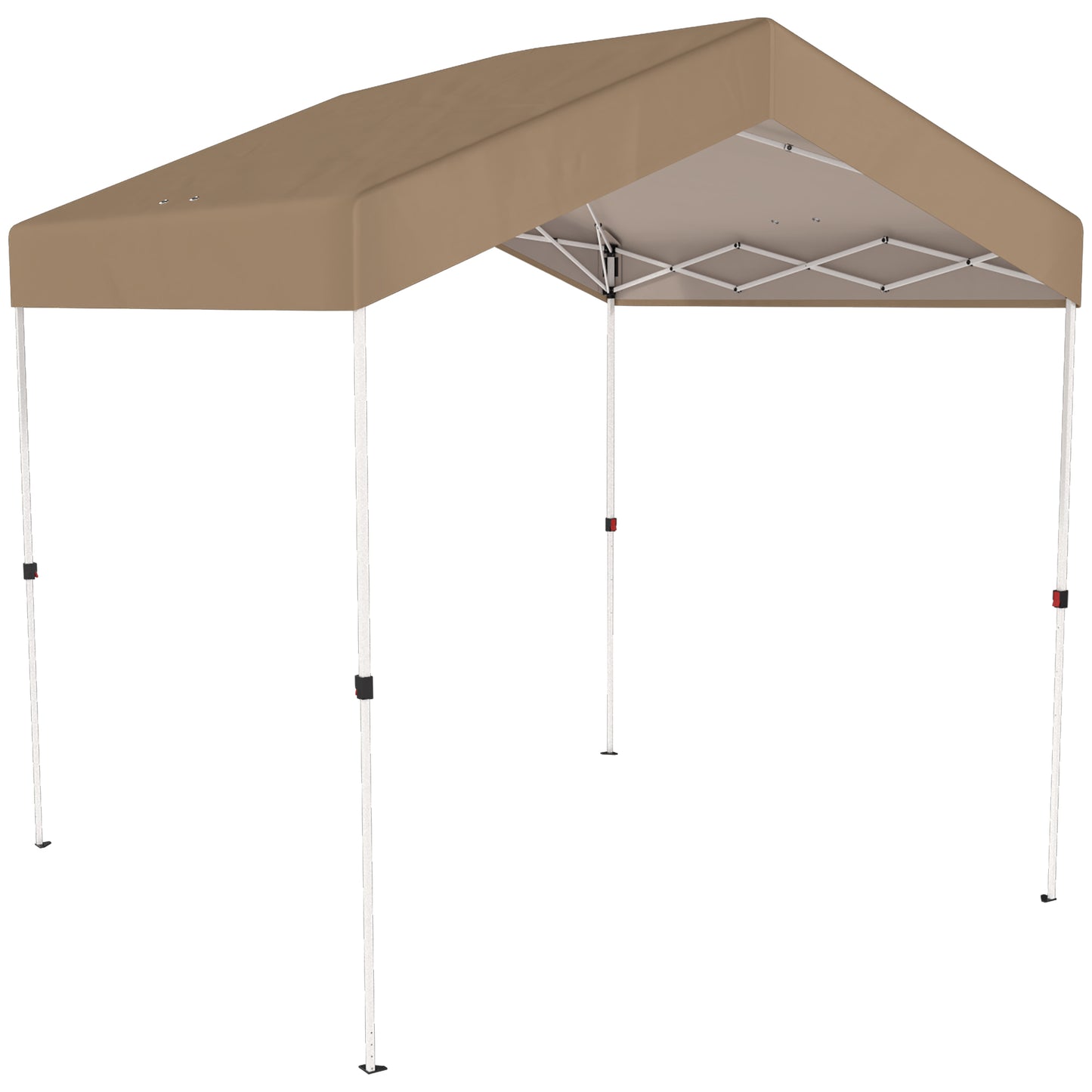 Outsunny Carpa Plegable 2,4x2,4 M Pop-up Upf50+ Bloqueo Central Altura Ajustable_4