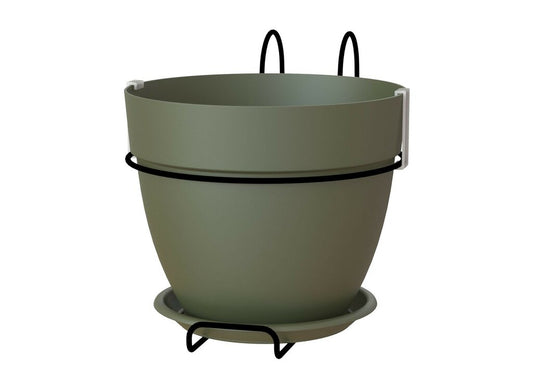 Artevasi Macetero Plástico Capri Kit Balcón Verde 20cm_0