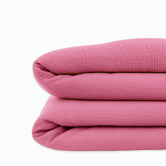 Funda Nórdica De Algodón Bio Rosa_0