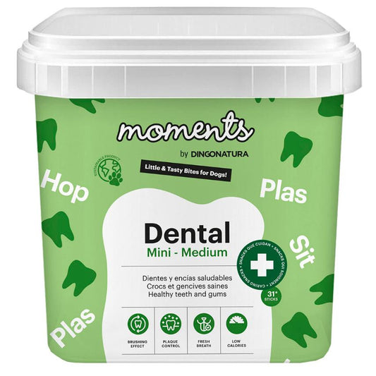 Moments Dog Dental Mini Medium 500 g Snacks dental para perros