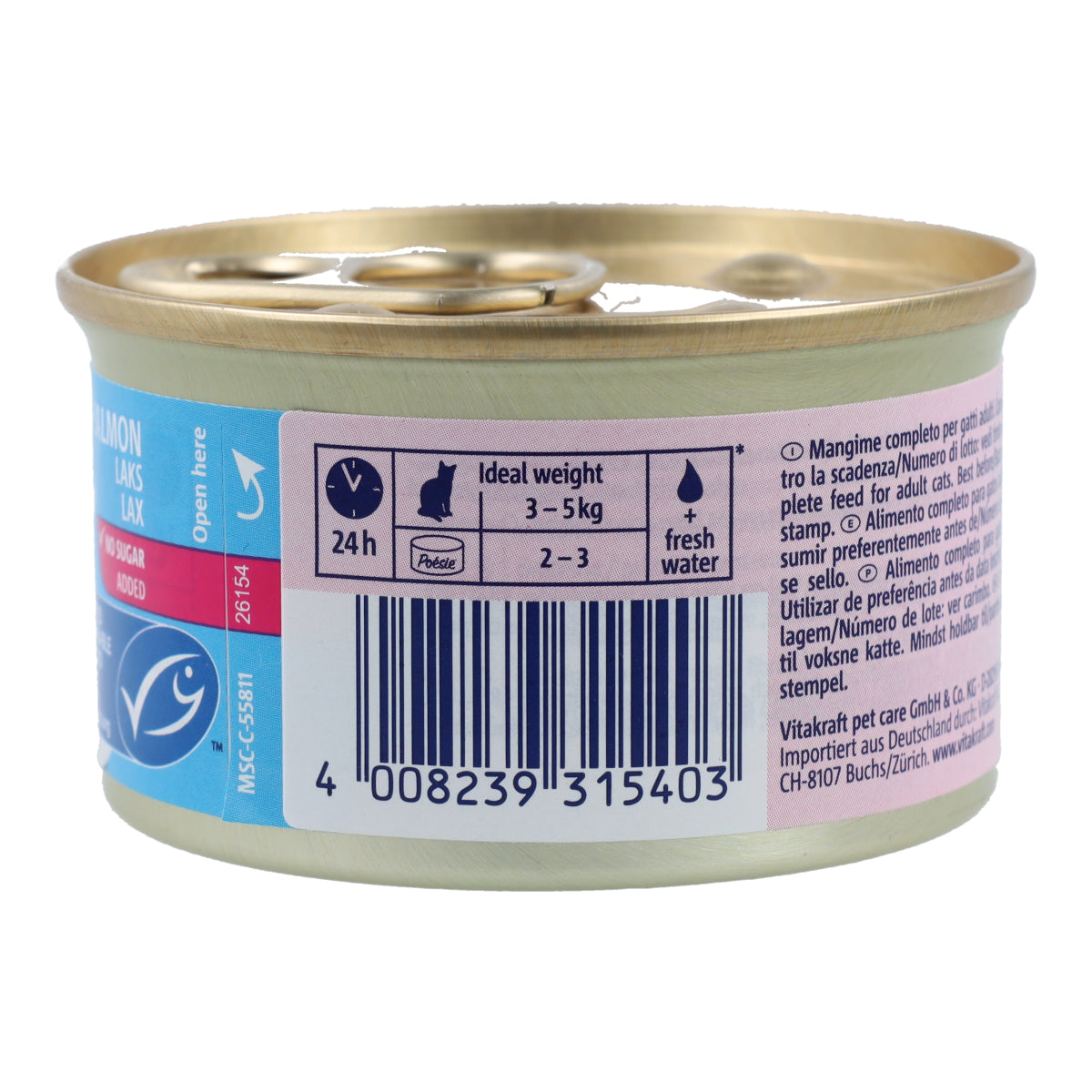 Vitakraft Latita Poésie mousse de salmón 85 g comida húmeda gato
