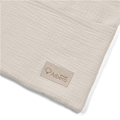 Organizador De Cuna Con Compartimentos Muselina Beige_1