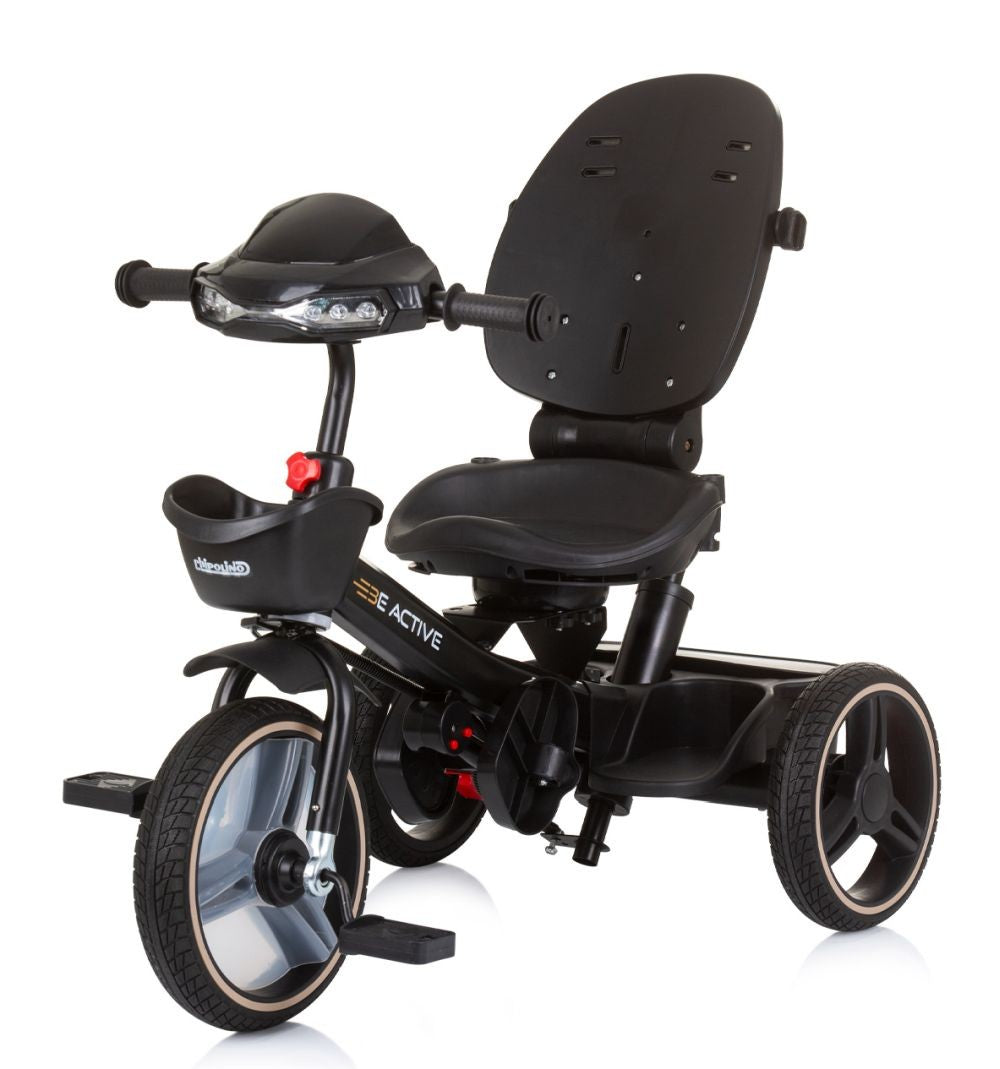 Triciclo Con Capota Y Mango Parental Be Active Macadamia_4