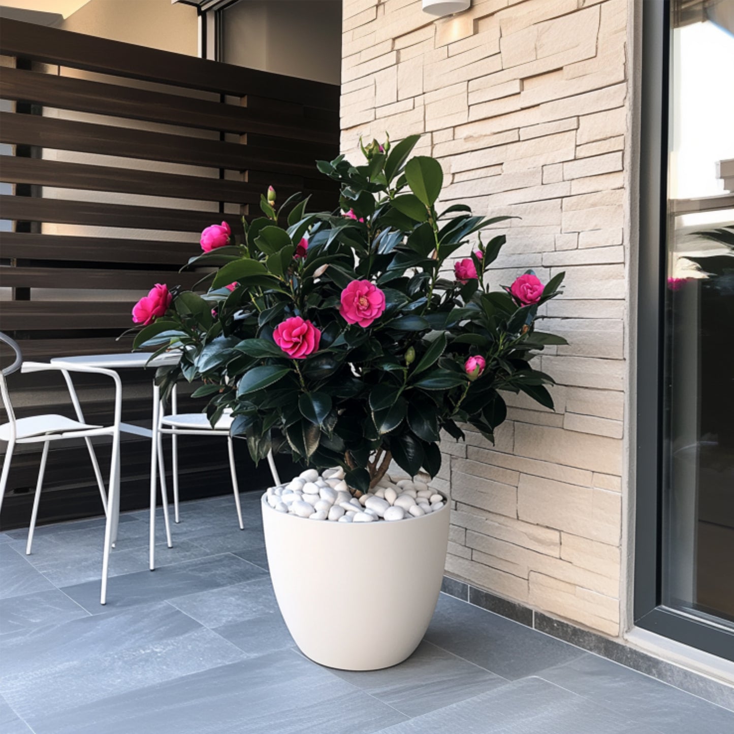 Rosa Japonesa - Camellia Japonica 'dr. King' - Altura 50-60cm - ⌀15cm