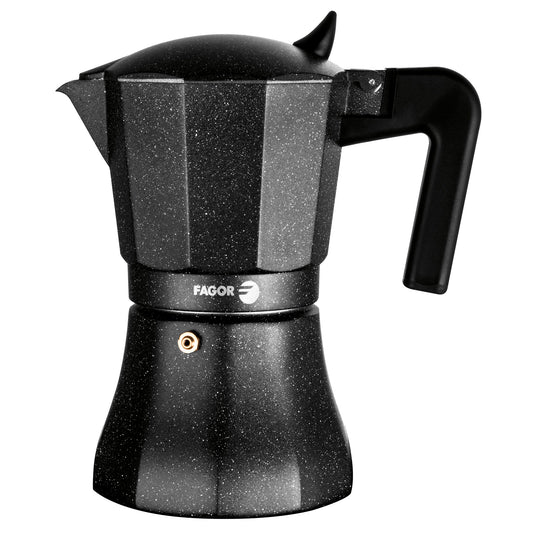 Cafetera Italiana Aluminio, Junta Silicona, Vitrocerámica, Gas, Eléctrica Fagor_0