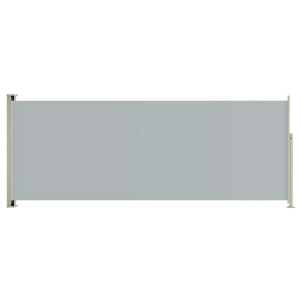 Vidaxl Toldo Lateral Retráctil De Jardín Gris 117x300 Cm_0